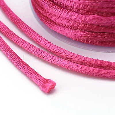 Nylon Satin Rattail Cords NWIR-L006-1mm-33-1