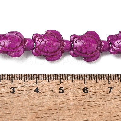 Dyed Synthetic Turquoise Beads Strands G-M152-04-B-1
