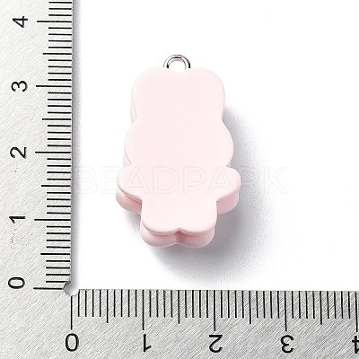 Resin Pendants RESI-I058-04F-1