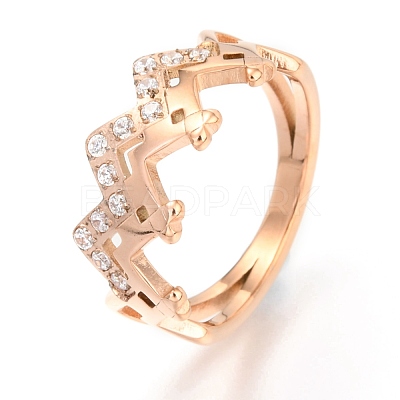 304 Stainless Steel Finger Rings RJEW-J071-02RG-7-1