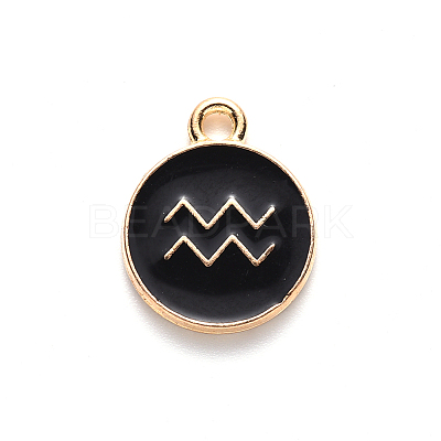 Alloy Enamel Pendants LS-ENAM-S124-01B-08J-1