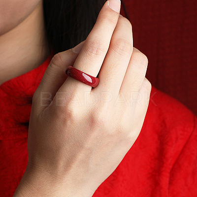 Cinnabar Finger Rings FS-WGB4F46-03-1