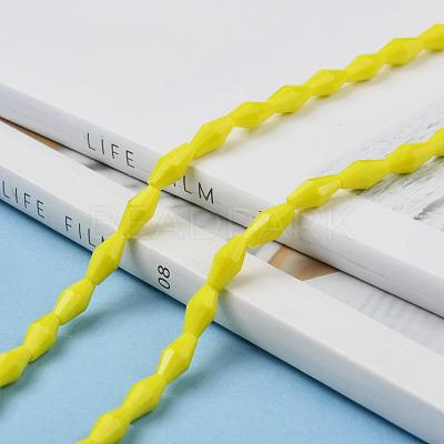 Opaque Glass Beads Strands GLAA-P001-03B-02-1