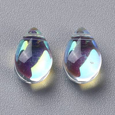 Transparent Glass Beads X-GGLA-M004-05A-1