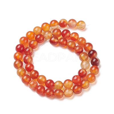 Natural Carnelian Beads Strands G-F718-07-1