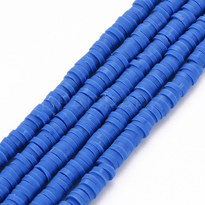 Handmade Polymer Clay Bead Strands X-CLAY-T002-4mm-67-1