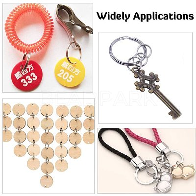 Iron Double Loops Jump Rings Split Rings and Iron Split Key Rings PH-IFIN-G079-05P-1
