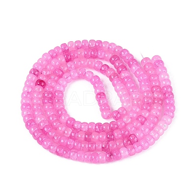 Ombre Effect Dyed Glass Beads Strands GLAA-Q106-05A-A12-1