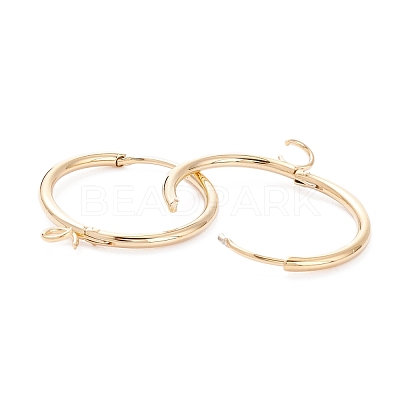 201 Stainless Steel Huggie Hoop Earring Findings STAS-P283-01N-G-1