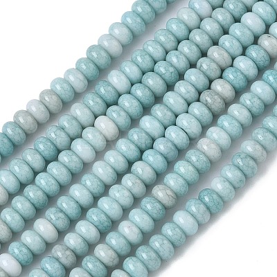 Ombre Effect Dyed Glass Beads Strands GLAA-C043-01B-1