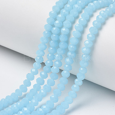 Glass Beads Strands EGLA-A034-J2mm-D04-1