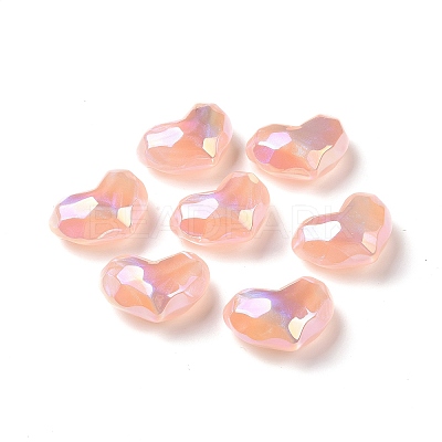 Opaque Acrylic Beads OACR-A010-12B-1