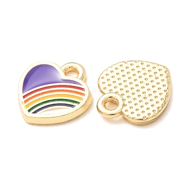 Alloy Enamel Pendants AL-CBA7256-10G-1