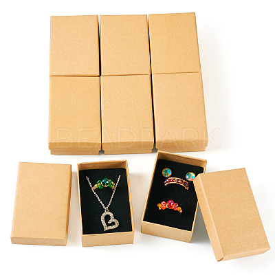 Rectangle Cardboard Paper Jewelry Box CON-TAC0015-01C-1