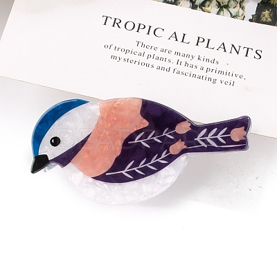 Pink Creative PVC Claw Hair Clips PW-WG200BC-03-1