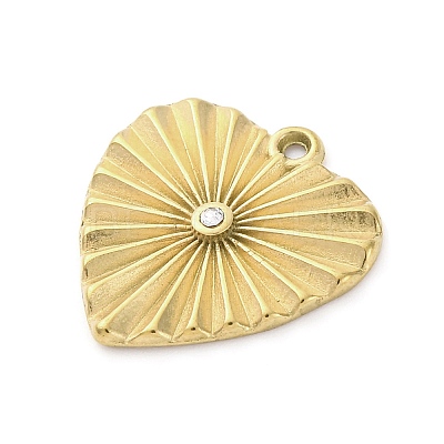 304 Stainless Steel Pendants STAS-V003-05G-06-1