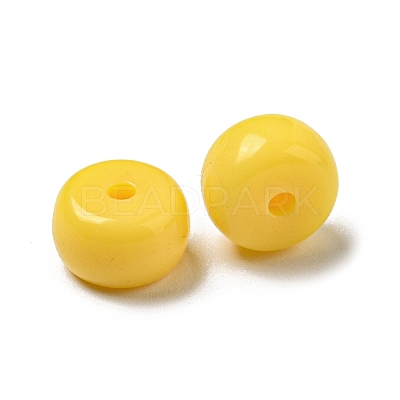 Opaque Acrylic Beads OACR-H037-02A-1