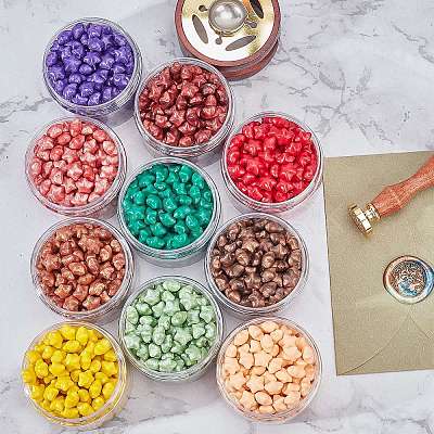 Sealing Wax Particles Kits for Retro Seal Stamp DIY-CP0003-54T-1