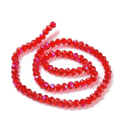 Electroplate Glass Beads Strands EGLA-A034-T3mm-L09-1