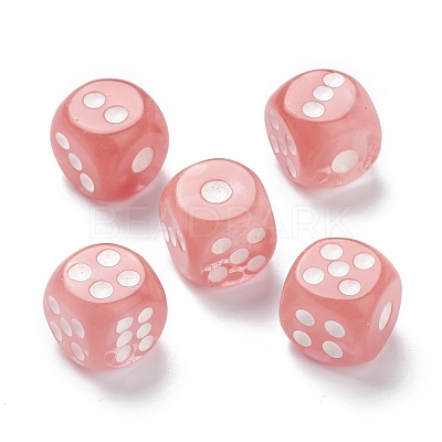 Watermelon Stone Glass Cabochons G-M378-02I-1