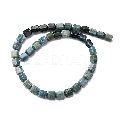 Natural Moss Agate Beads Strands G-R015-A01-1