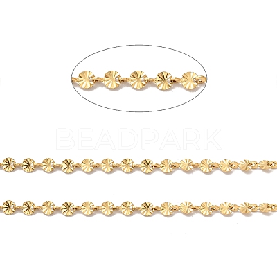 Ion Plating(IP) 304 Stainless Steel Flower Link Chains STAS-B041-08G-1
