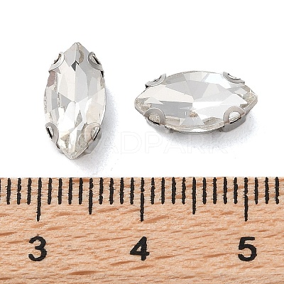 Horse Eye Sew on Rhinestone RGLA-L028-08G-01-1