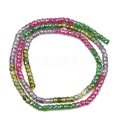 Cubic Zirconia Beads Strands ZIRC-P125-2x3mm-06-1