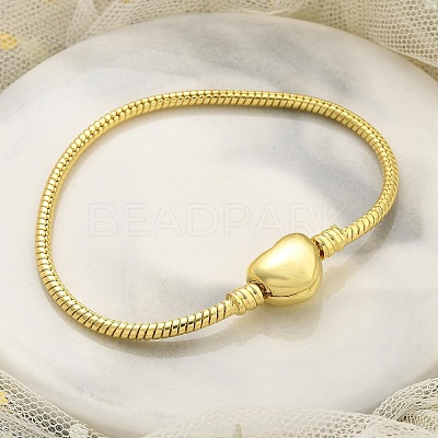 Brass European Style Bracelets for Jewelry Making BJEW-S158-17G-1