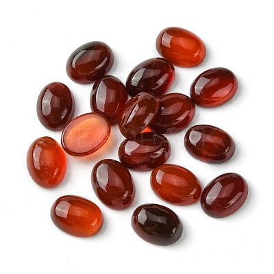 Natural Red Agate Cabochons G-A094-01B-02-1