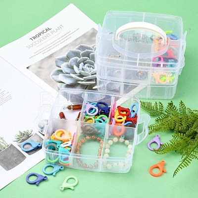 Plastic Bead Containers CON-S034-1