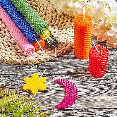 Beeswax Honeycomb Sheets LS-DIY-WH0162-55B-09-1