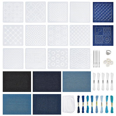 1 Bag DIY Embroidery Starter Kits DIY-WR0004-85-1