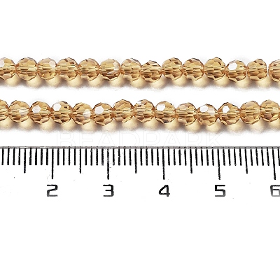 Electroplate Transparent Glass Beads Strands LS-EGLA-A035-T4mm-A17-1