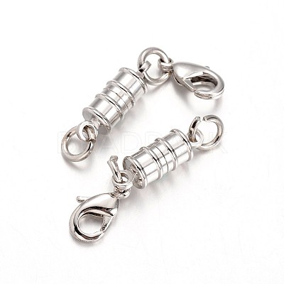 Eco-Friendly Column Brass Magnetic Clasps Converter KK-I603-05P-1
