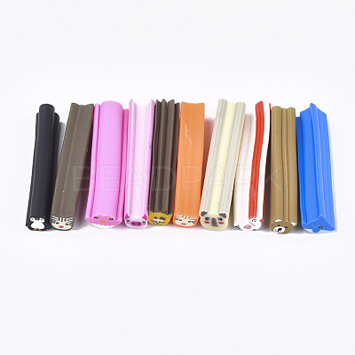 Handmade Polymer Clay Nail Art Decoration CLAY-S091-59-1