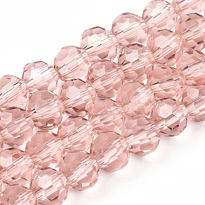 Glass Beads Strands EGLA-J042-6mm-23-1