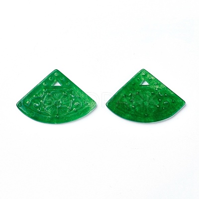 Natural Dyed Jade Pendants X-G-F611-02-1