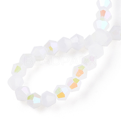 Imitation Jade Electroplate Glass Beads Strands EGLA-A039-J2mm-L06-1