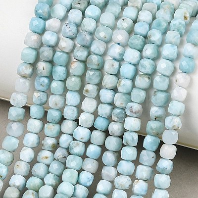 Natural Larimar Beads Strands G-F803-C01-01A-1