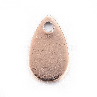Ion Plating(IP) Stainless Steel Charms X-STAS-L211-02B-RG-1