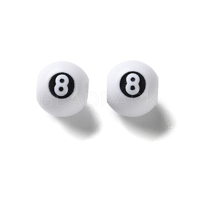 Acrylic Beads OACR-D301-02B-1