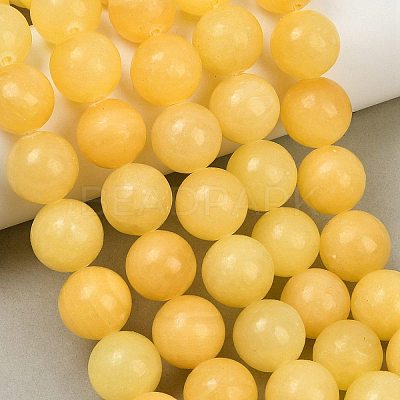 Natural Yellow Calcite Beads Strands GG-CBAA3AB-02-14mm-1