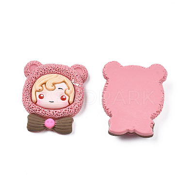 Opaque Resin Cabochons CRES-N021-106-1