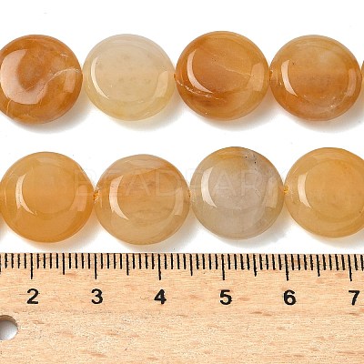 Natural Topaz Jade Beads Strands G-L648-B20-15mm-1