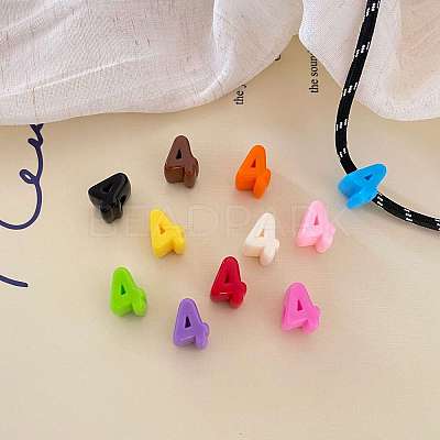 Opaque Acrylic Beads OACR-N163-43E-1