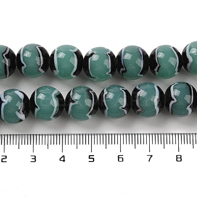 Handmade Lampwork Beads Strands LAMP-P062-02E-1