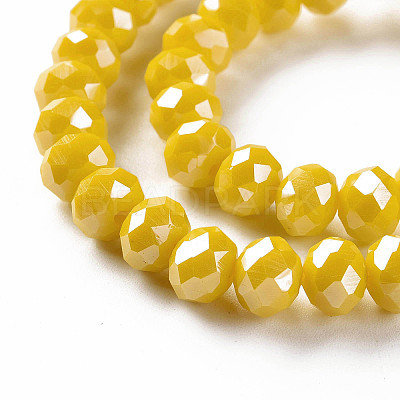 Electroplate Glass Beads Strands EGLA-A044-P2mm-A04-1