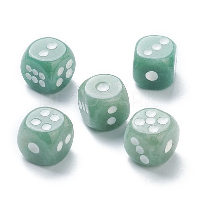 Natural Green Aventurine Cabochons G-M378-02L-1