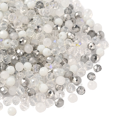 500Pcs Electroplat Opaque Glass Beads EGLA-YW0001-39D-1